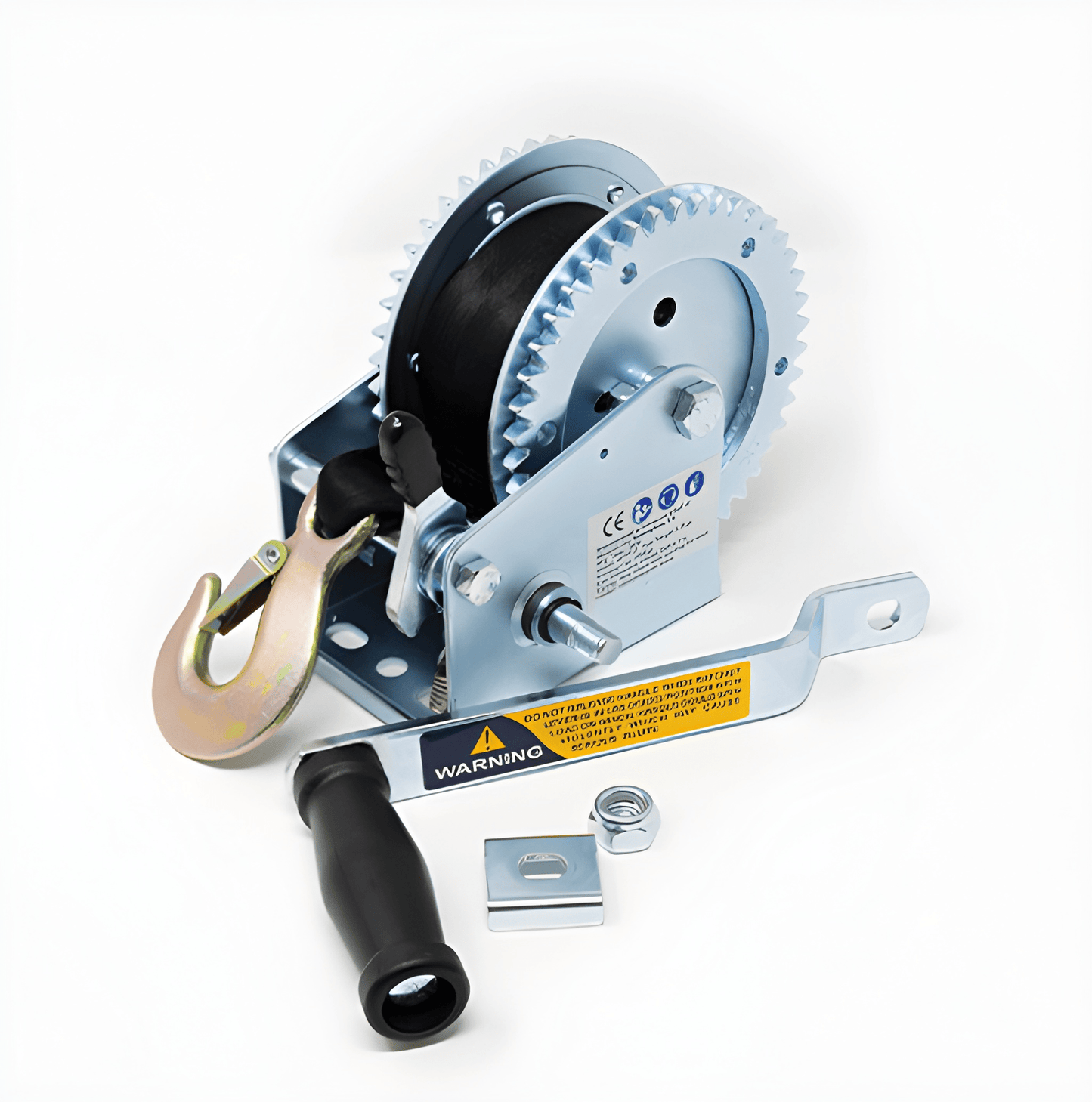 Dual Drive Trailer Strap Hand Winch 900Kg Max. Capacity Genuine Maypole MP7975