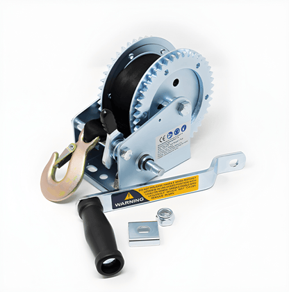 Dual Drive Trailer Strap Hand Winch 900Kg Max. Capacity Genuine Maypole MP7975