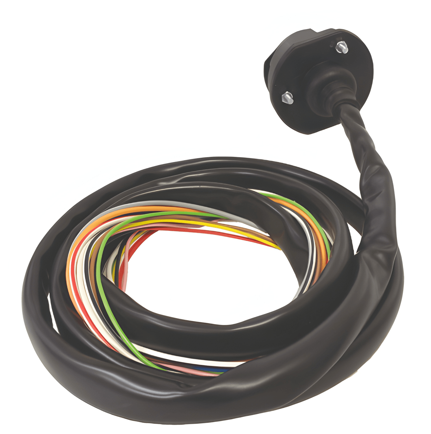 13 Pin Trailer Socket Pre-Wired Sheathed 12 Core Cable Towing Maypole Mp8080B