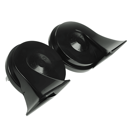 12V Twin Tone Lo & Hi Wind Tone Horns Car Boat Bike Maypole MP895