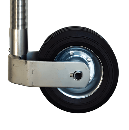 Replacement Steel Wheel, Spare Wheel for MP9742 Jockey Wheel 200 x 58mm rubber tyre 300Kg MP97426