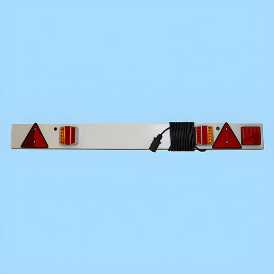 Genuine Maypole Trailer Lighting Board With 12v 24v Multi Function Led Lights and Fog 4'6" & 6M Cable MP276PLED