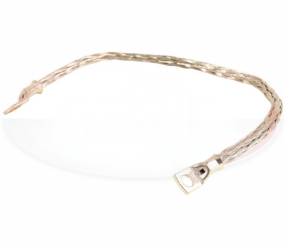 Braided Battery Lead 15" 130 Amp 19Mm Terminals Earth Cable Wood Auto Bet1003 - Mid-Ulster Rotating Electrics Ltd