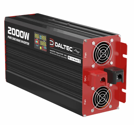 Daltec 2000W Power Inverter DC 12V to 230V AC Converter with AC Outlet and 5V 2.1A USB Car Charger - Mid-Ulster Rotating Electrics Ltd