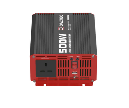 12V 500W Pure Sine Wave Power Inverter (12v DC-240v AC) USB Car Charger Daltec D-POW-01001