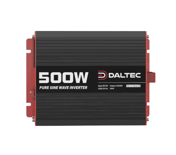12V 500W Pure Sine Wave Power Inverter (12v DC-240v AC) USB Car Charger Daltec D-POW-01001