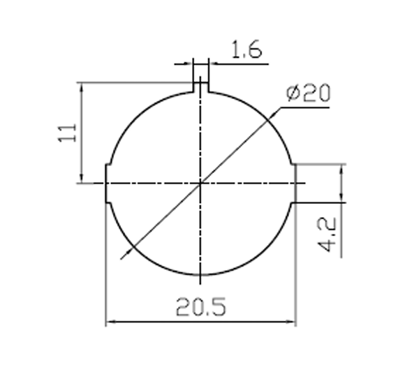 dimensions diagram for On Off Push Switch Amber Latching  Illuminated 12V Splashproof Seal Robinson K481 - Mid-Ulster Rotating Electrics Ltd
