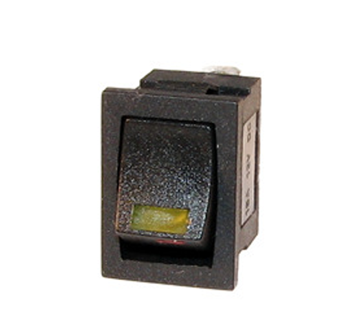 On Off Rocker Switch Amber Led Rectangle Square 12V Robinson K701 - Mid-Ulster Rotating Electrics Ltd