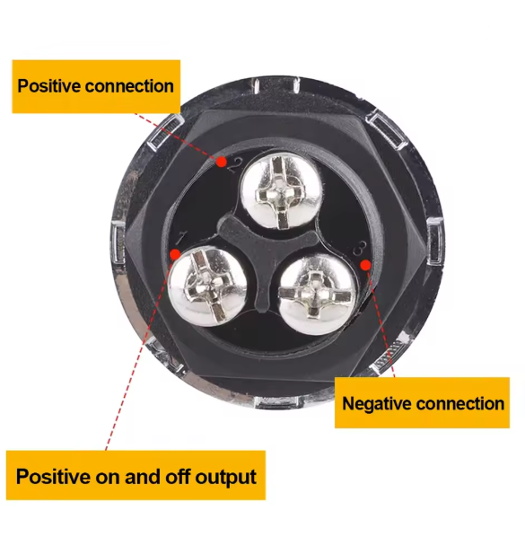 12V 24V Engine Start Red Illuminated Momentary Push Ignition Button 50A On Off MURE IGNPB1