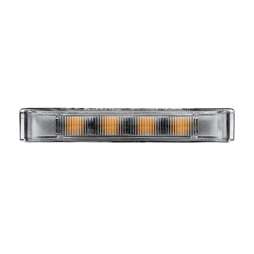 Slim Grill Mount Amber Strobe 4 LED 12 or 24 volt R65 R10 IP67 LG774