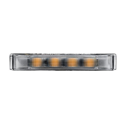 Slim Grill Mount Amber Strobe 4 LED 12 or 24 volt R65 R10 IP67 LG774