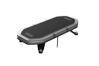 Slimline Led Clear Lens Black Top Apex Amber Strobe Flashing Recovery LightBar 600mm Roof Bar Daltec D-LIG-00068