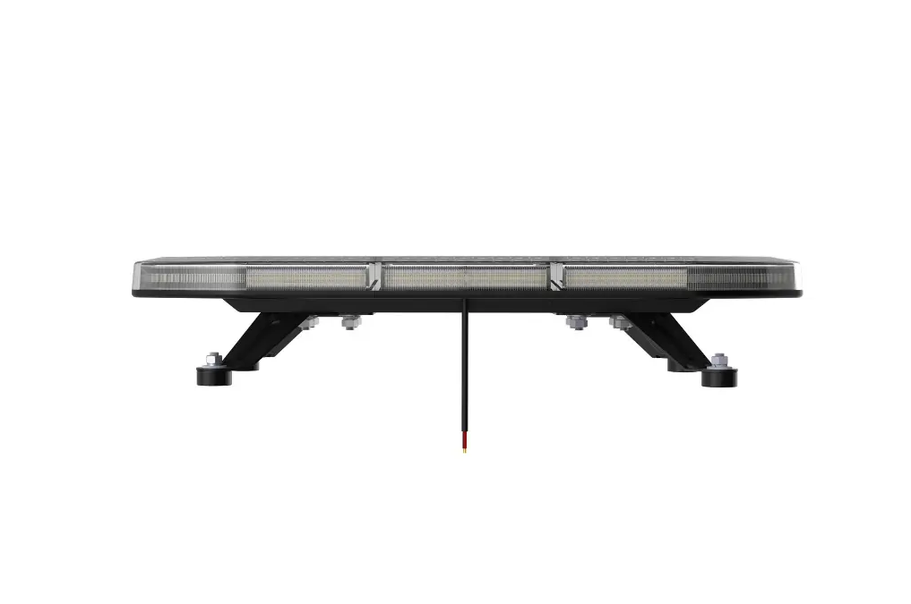 Slimline Led Clear Lens Black Top Apex Amber Strobe Flashing Recovery LightBar 600mm Roof Bar Daltec D-LIG-00068