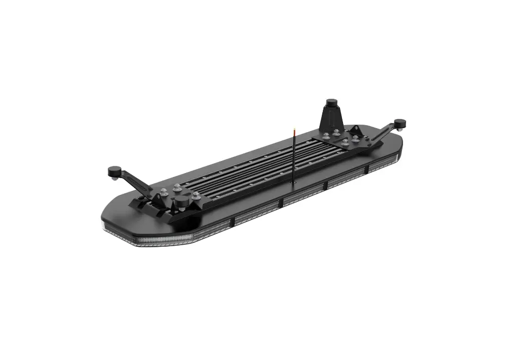 Slimline Led Clear Lens Black Top Apex Amber Strobe Flashing Recovery LightBar 900mm Roof Bar Daltec D-LIG-00069