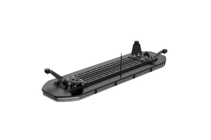Slimline Led Clear Lens Black Top Apex Amber Strobe Flashing Recovery LightBar 900mm Roof Bar Daltec D-LIG-00069