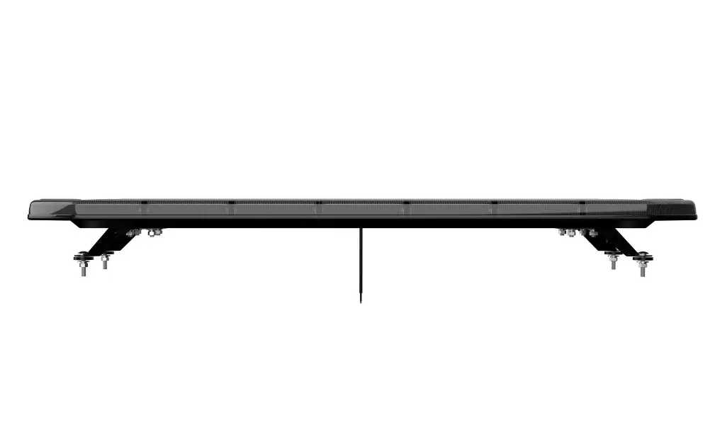 Slimline Led Smoked Lens Black Top Apex Amber Strobe Flashing Recovery LightBar 1200mm Roof Bar Daltec D-LIG-00077
