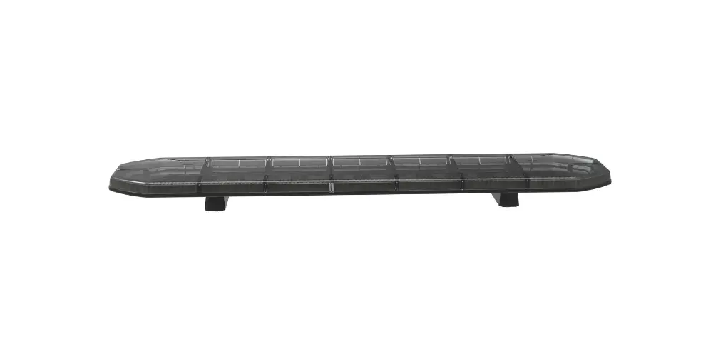 Slimline Led Smoked Lens Black Top Apex Amber Strobe Flashing Recovery LightBar 1200mm Roof Bar Daltec D-LIG-00077
