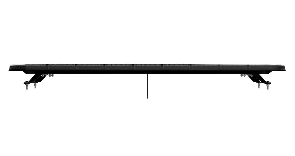 Slimline Led Smoked Lens Black Top Apex Amber Strobe Flashing Recovery LightBar 1500mm Roof Bar Daltec D-LIG-00078