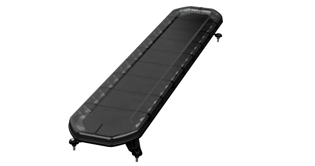 Slimline Led Smoked Lens Black Top Apex Amber Strobe Flashing Recovery LightBar 1500mm Roof Bar Daltec D-LIG-00078