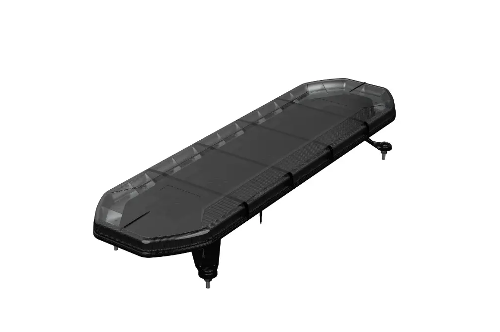 Slimline Led Smoked Lens Black Top Apex Amber Strobe Flashing Recovery LightBar 900mm Roof Bar Daltec D-LIG-00076