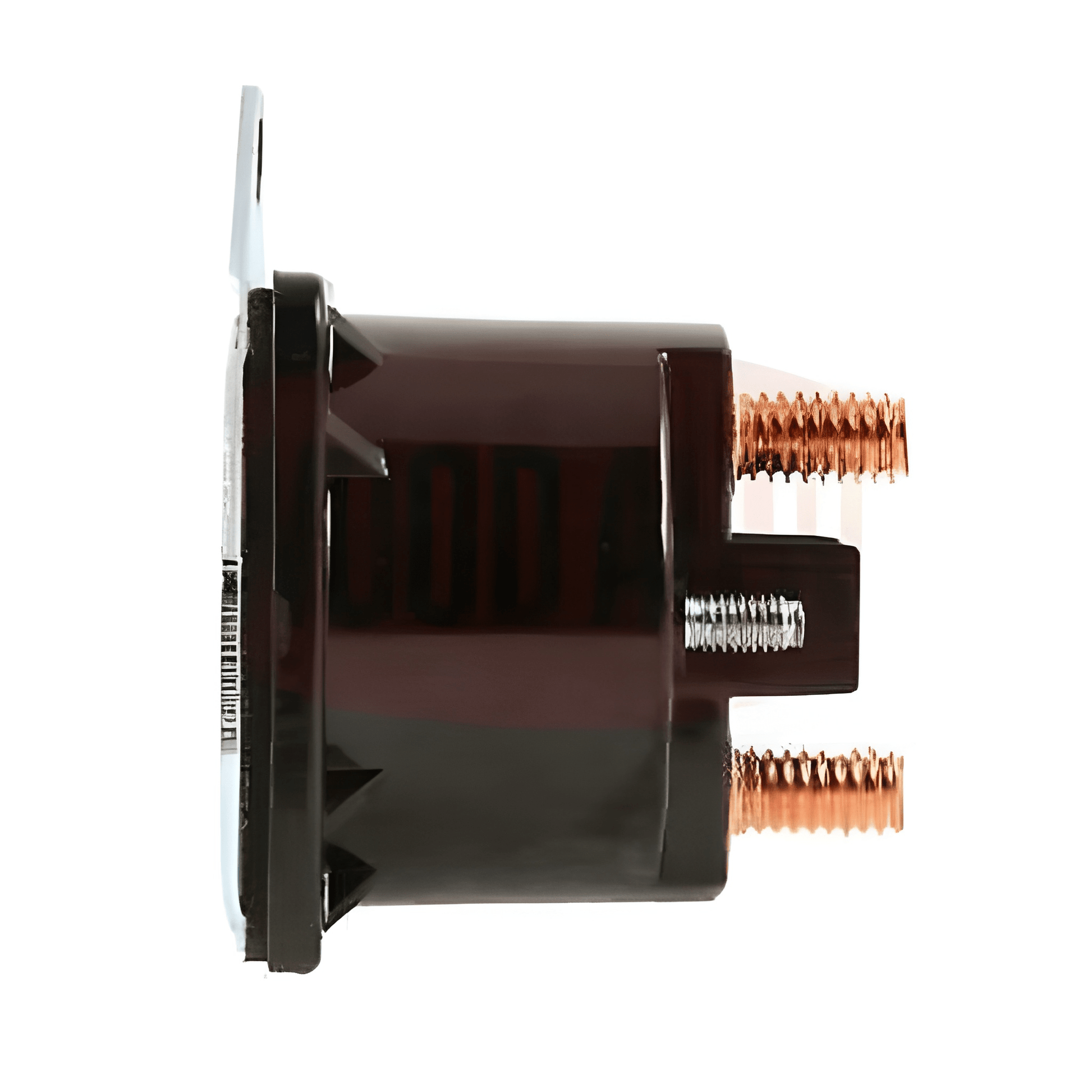 side view of a starter motor solenoid 
