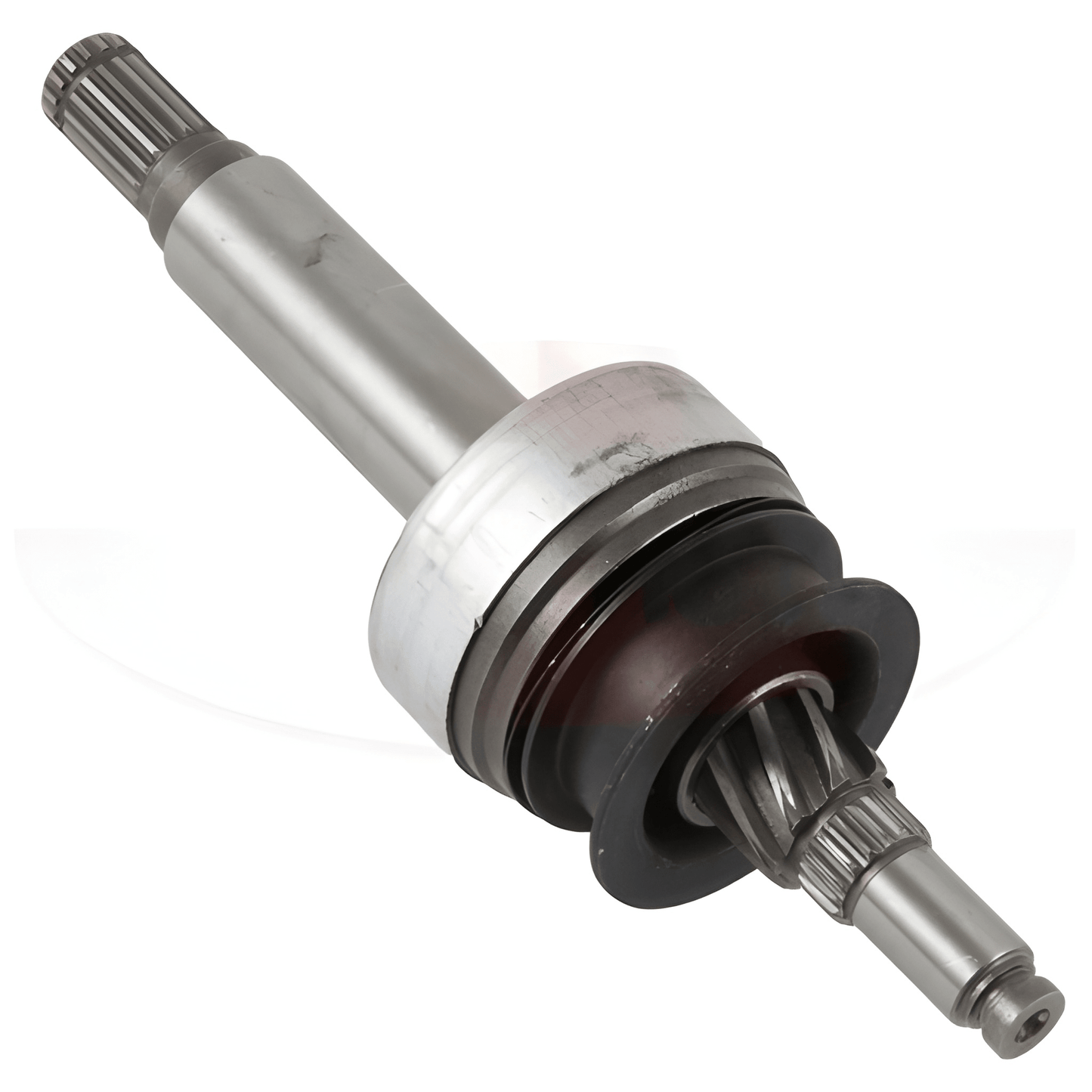 motor drive pinion bendix with bearings on a white background