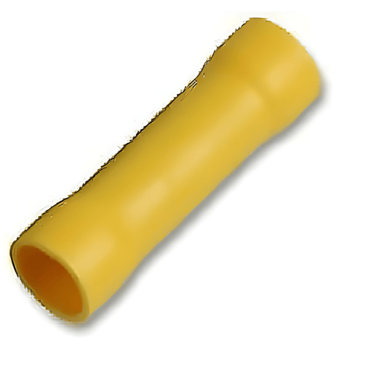  Insulated Yellow Butt Splice Terminals Connectors Crimp Ctie Uk T3Bu - Mid-Ulster Rotating Electrics Ltd