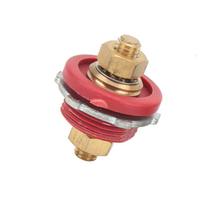 3/8 or 9.5mm Stud Thru Panel Battery Terminal Cable Connector Red Positive M.U.R.E TPT250AR