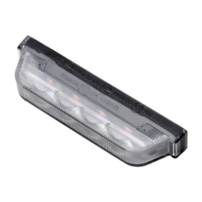 Slim Grill-Mount Amber Strobe 4 LED 10-30volt R65 IP69K LAP GXLED4A