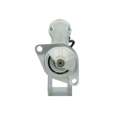 Car starter motor on a white background