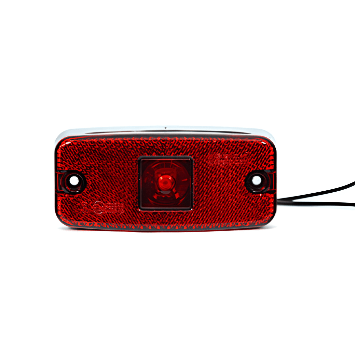 Red Led Rear Marker Lamp Light With Reflector Was 12V 24V Maypole MP8577B