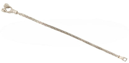 Braided Battery Lead 18" M8 130 Amp 19Mm Terminal Earth Cable Wood Auto Bet1103 - Mid-Ulster Rotating Electrics Ltd