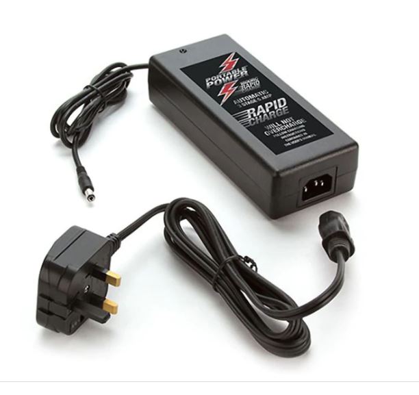 Portable Power Heavy Duty Rapid Charge 12v Battery Booster Jump Pack Single 1800RC Small Space Leads 1.5m Motorcycle