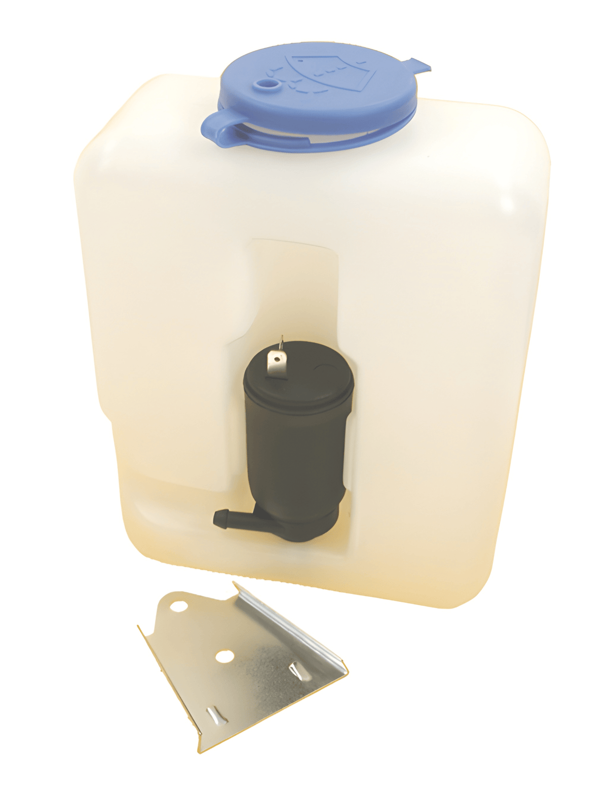 currentcare 12V / 24v universal windscreen washer bottle system kit with 1.3L capacity and mounting bracket