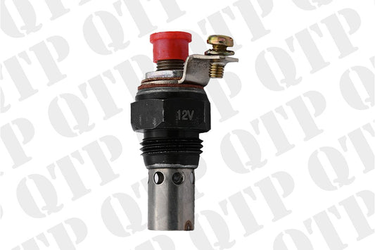 Massey Tractor Heater Plug / Glow Plug With Screw On Connection 12 Volt Thread Size 1/4 BSP 19.6mm QTP 2666805R
