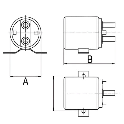 Universal Solenoid Tail Lifts Winch 24V 80A 500A Continuous Hd Cargo 131371