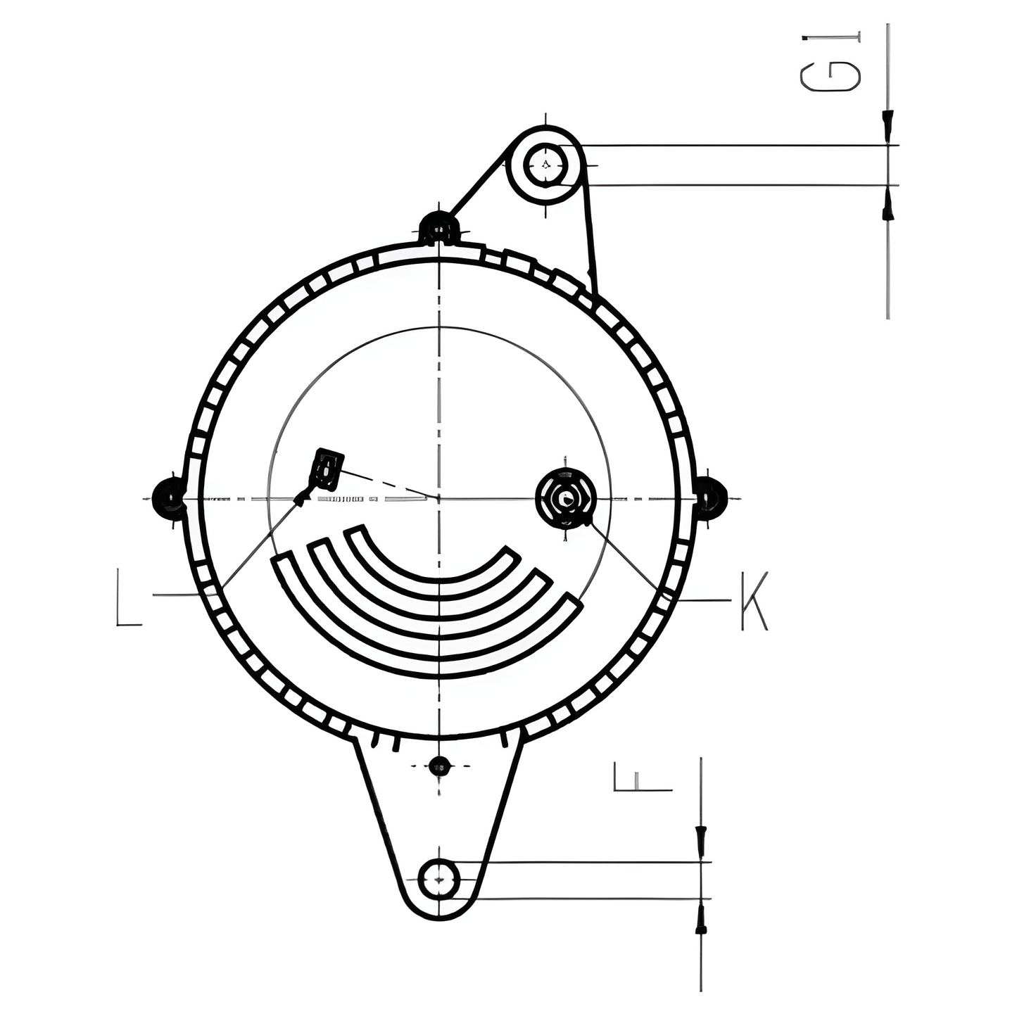 New Alternator Lin Type 12v 150AMP Fits Ford, Volvo 114724 / ALT14493