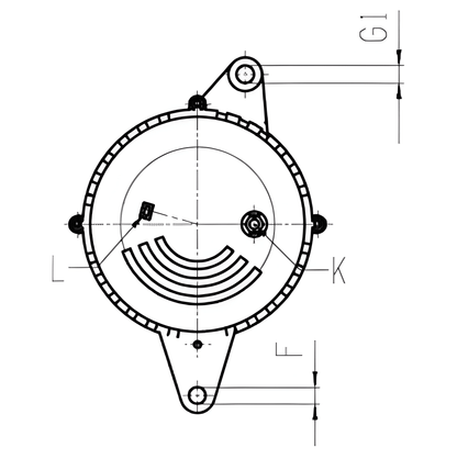 New Alternator Lin Type 12v 150AMP Fits Ford, Volvo 114724 / ALT14493