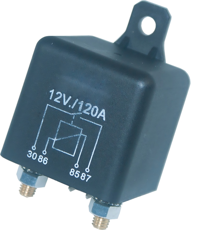 12V 120A Max 2 Pin Heavy Duty Stud Relay – Normally Open, Split Charge CurrentCare 02-063