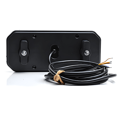 12v / 24v RECTANGULAR MAYPOLE REAR COMBINATION LIGHT STOP TAIL INDICATOR TRAILER  WAS W150 MP8830B