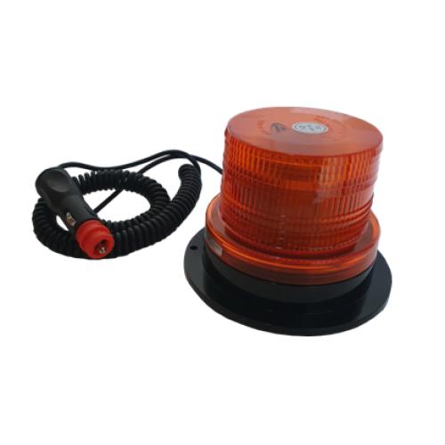 LED Magnetic Mounted Beacon 12v or 24v, R65 Approved Amber Flash LED Global LG672