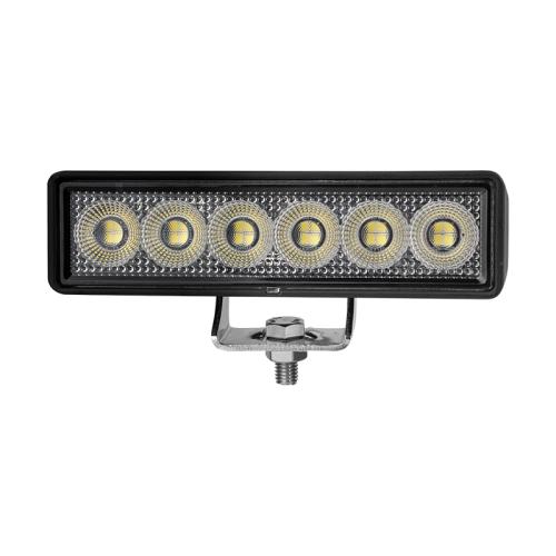 24 Watt Rectangular 6 LED WORK LIGHT 2400/1920LUM 12v-24v Cast Aluminium Housing, LED GLOBAL LG962