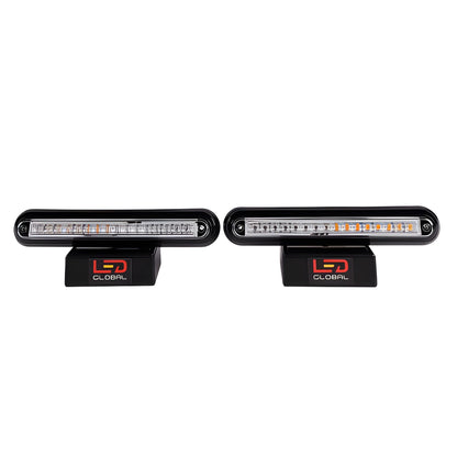 LED Slim Combination Lamp Pair Stop, Tail, Indicator 9 - 33 Volts 16 LEDs CE Approved LED Global LG530