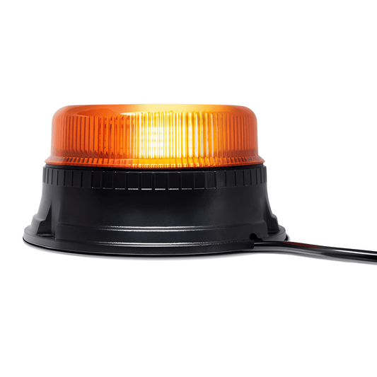 Mini Led Flasher Beacon 3 Bolt Mount Amber Multi Function 12V 24V Maypole MP4070