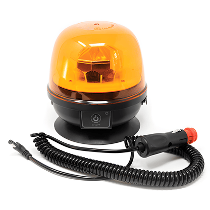 Compact Wireless LED Magnetic Re-Chargable Amber Beacon Genuine Maypole MP4099