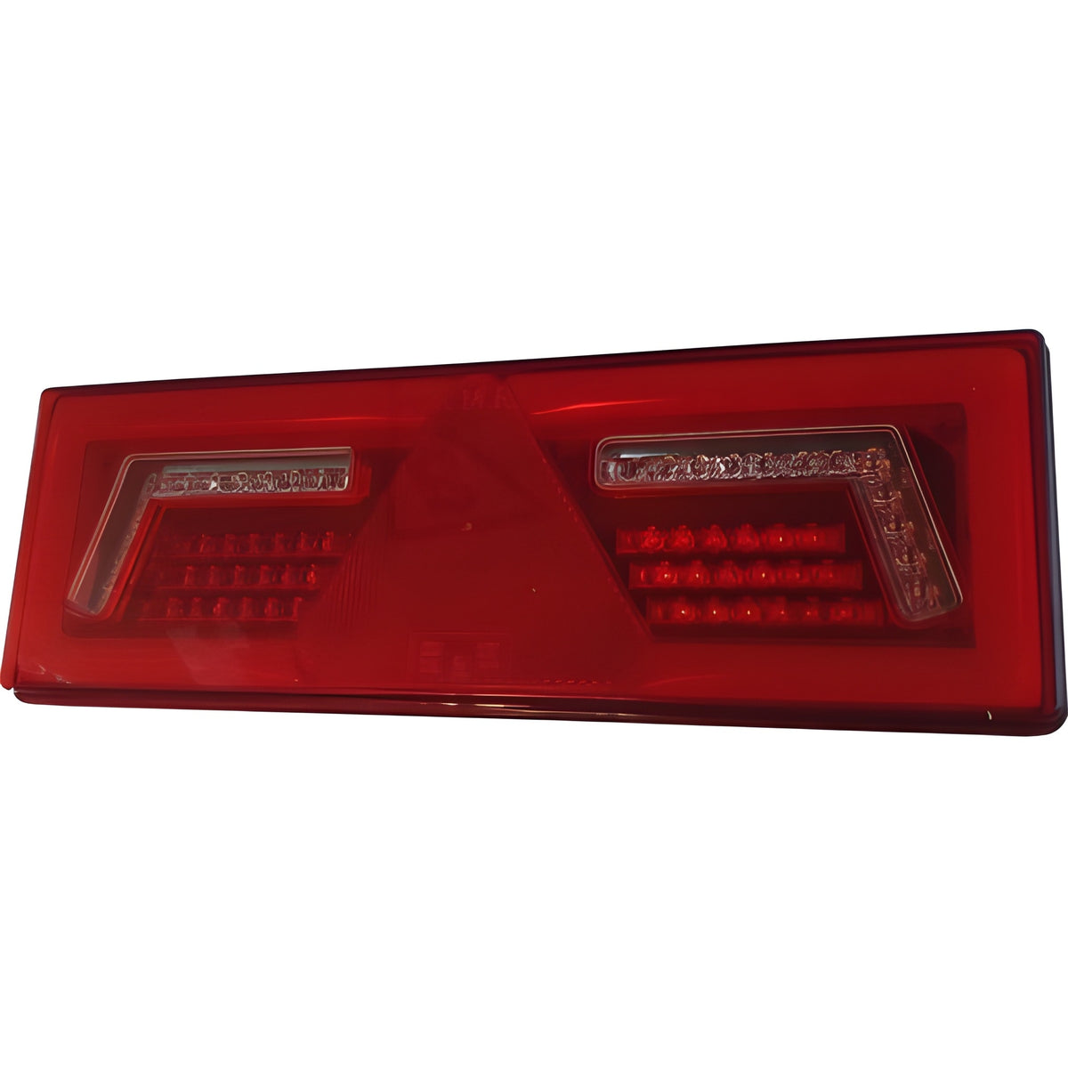 LED Global 12V/24V rectangular LED rear combination lamp with stop, tail, indicator, fog, and reverse light functions