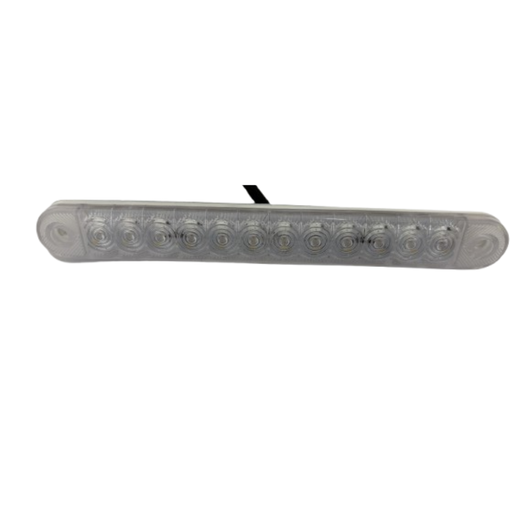 front view of 12V 36V LED White Strip Marker Light 120 Lumens IP67 LED Global LG180
