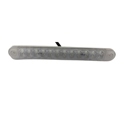front view of 12V 36V LED White Strip Marker Light 120 Lumens IP67 LED Global LG180
