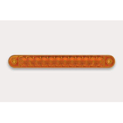 12V 24V 36V LED Amber Strip Marker Light 120 Lumens IP67 LED Global LG181
