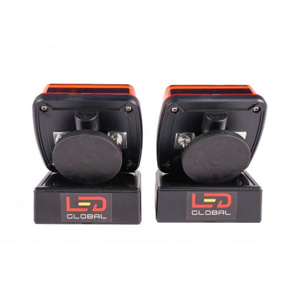 LED Rechargeable Warning Strobe Kit Double Flash Micro USB Wireless Light ECE Approved LED Global LG773